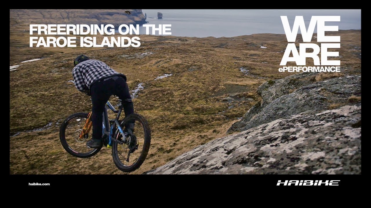 Sam Pilgrim eMTB Freeriding on the Faroe Islands