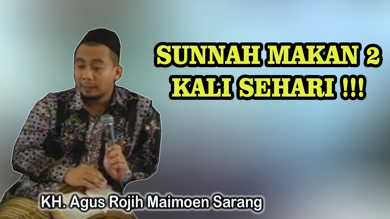 KH. Agus Rojih Ubab Maimoen Sarang Rembang