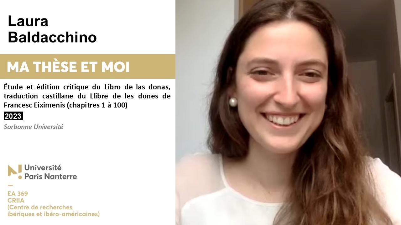 210. Laura Baldacchino parle de sa thèse