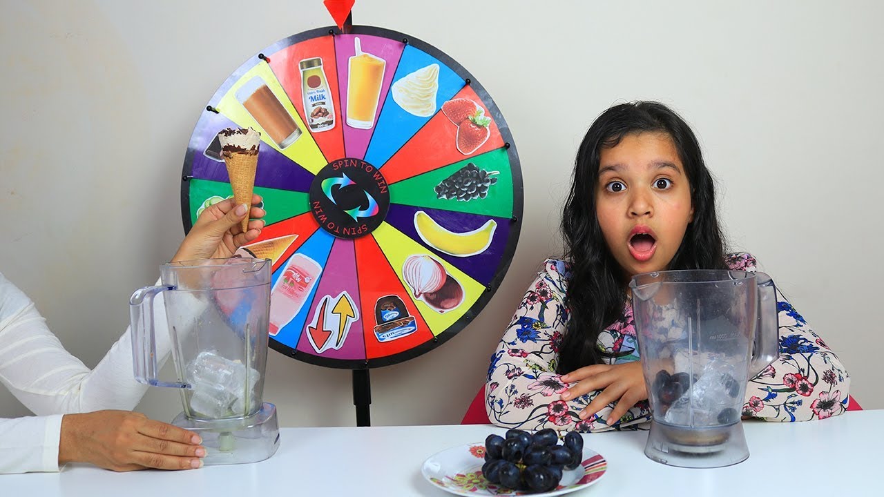 تحدي عصير الفواكه المثلج بعجلة الحظ الغامضة مع شفا - Mystery Wheel Of Smoothie Challenge
