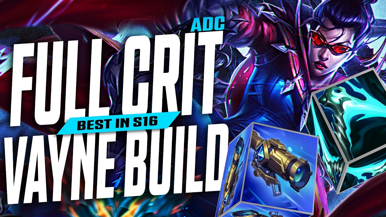 VAYNE ADC FULL CRIT ER & HEXOPTICS IS OP - League of Legends Vayne Commentary