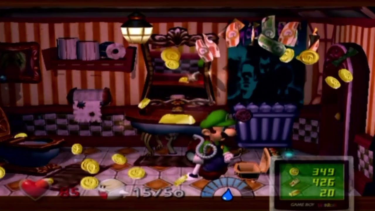 Luigi's Mansion - Bereich 3 - Toilette und Troph&auml;ensammlung