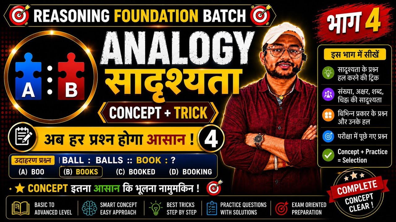Reasoning Analogy | सादृश्यता Practice Set 2 | For SSC, RAILWAY, BANK, BIHAR POLICE By Parrikar Sir