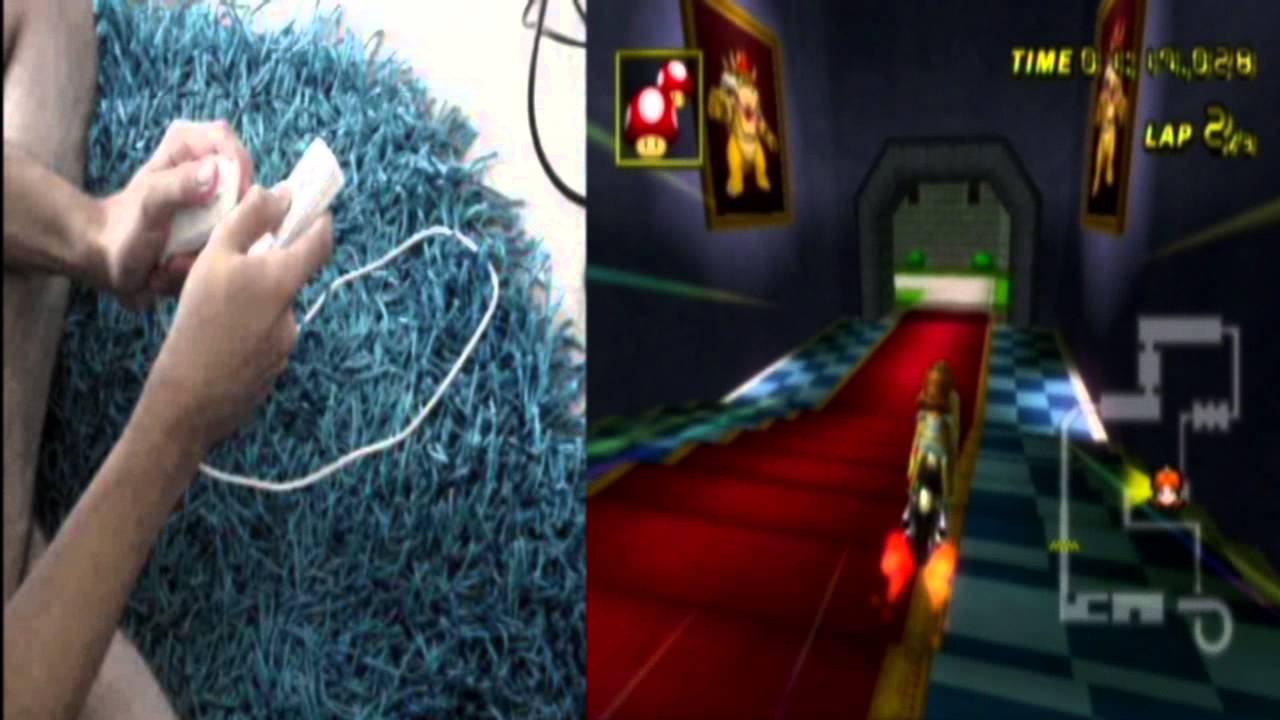[MKWii] How rusoX Play MKWii - N64 Bowser's Castle: 2 '31 