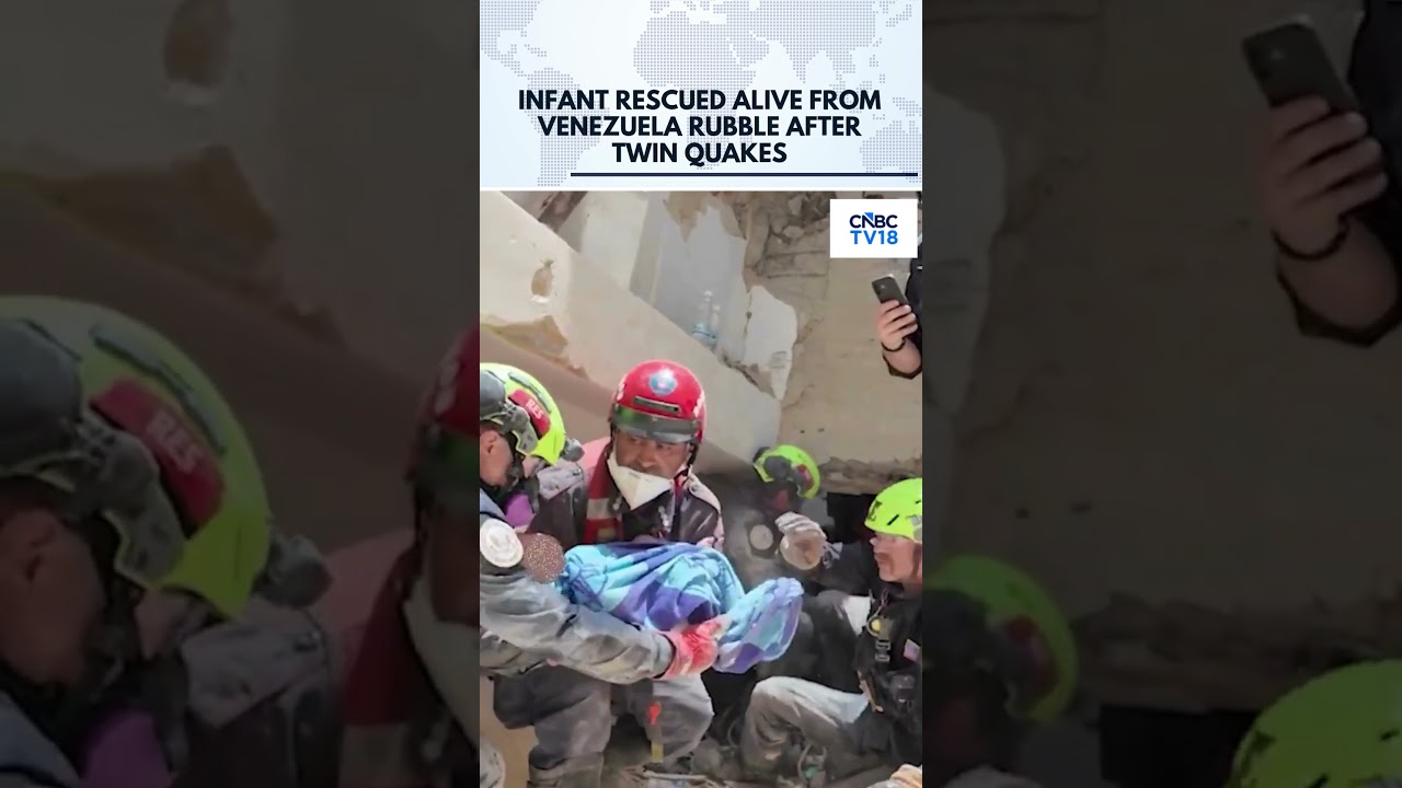 WATCH | Venezuela Earthquake Miracle: American Rescuers Save Infant From Debris | N18G