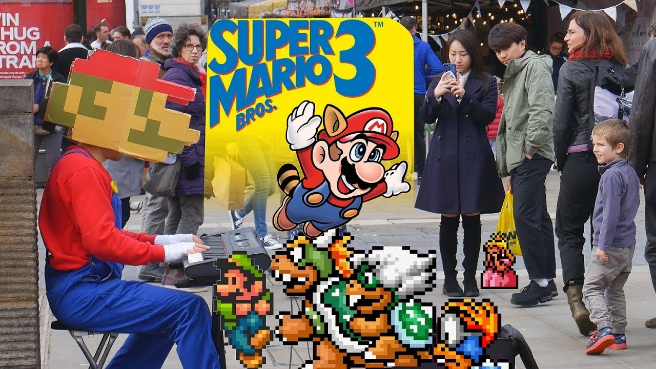 SUPER MARIO 3 COMPLETE OST STREET PERFORMANCE in 4K