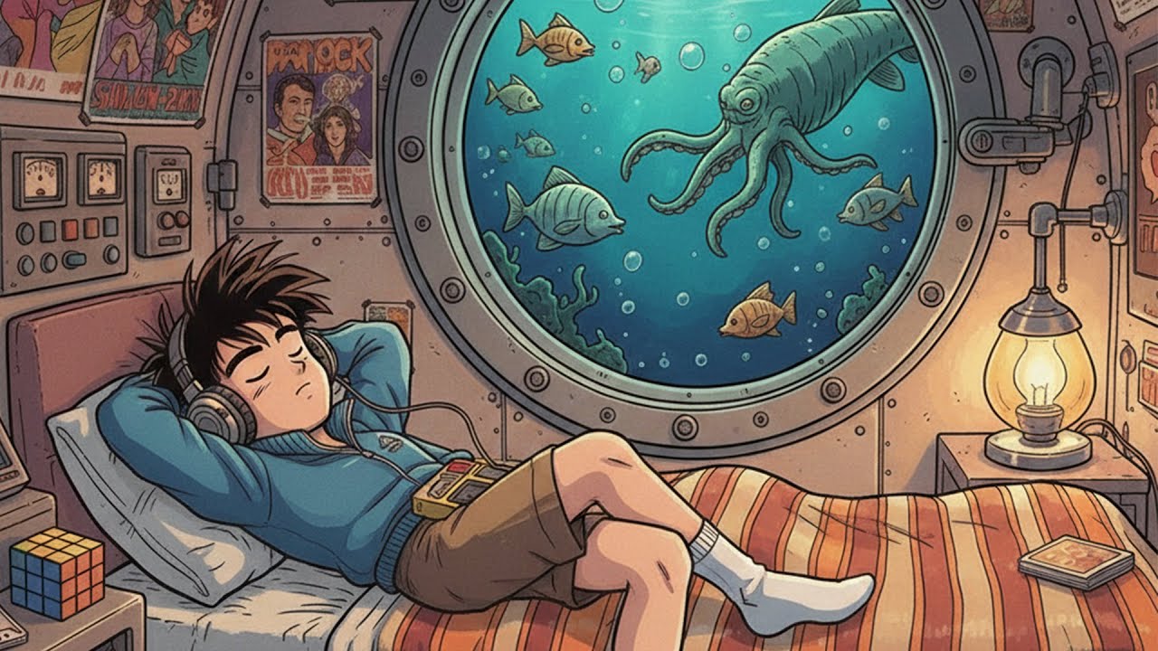 Submerged Peace Toriyama Vibe Lofi Soundscape for Concentration