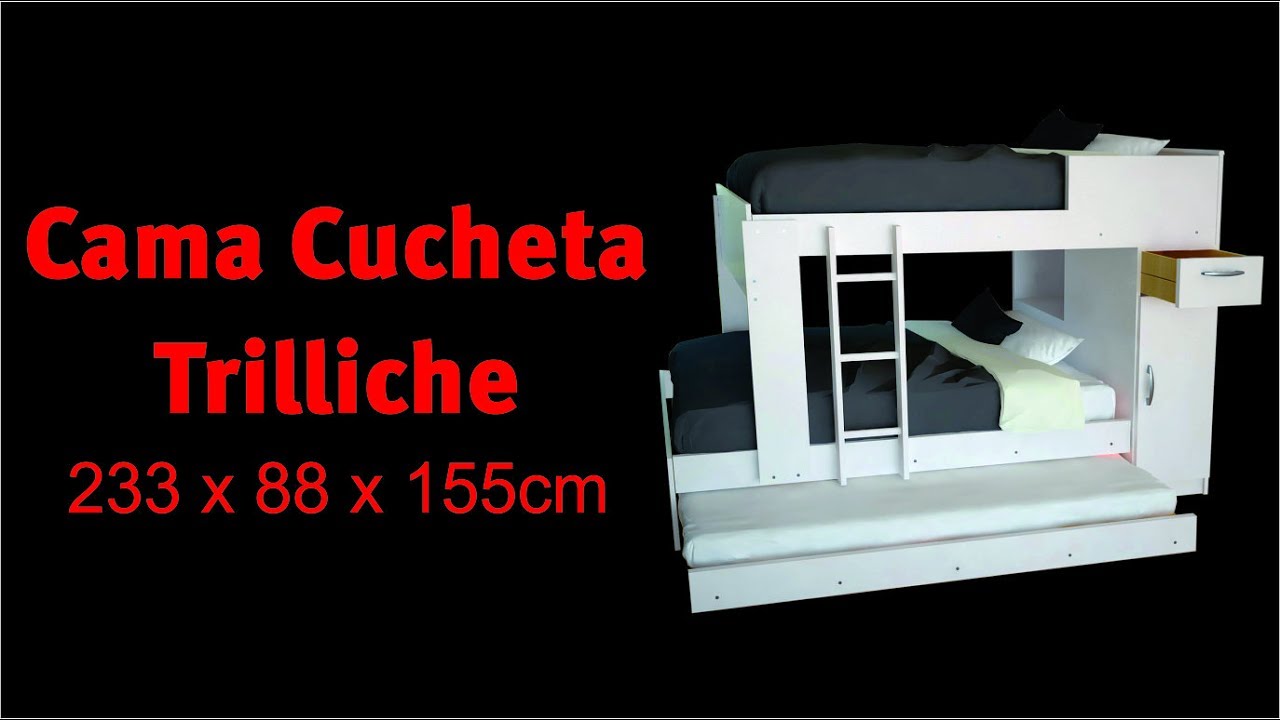 INSTRUCTIVO DE ARMADO - CUCHETA TRILICHE - MOSCONI