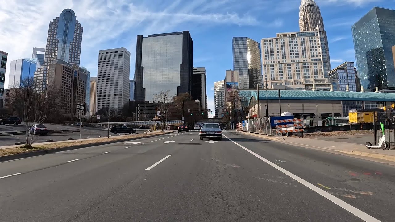 Downtown Charlotte, North Carolina 4K