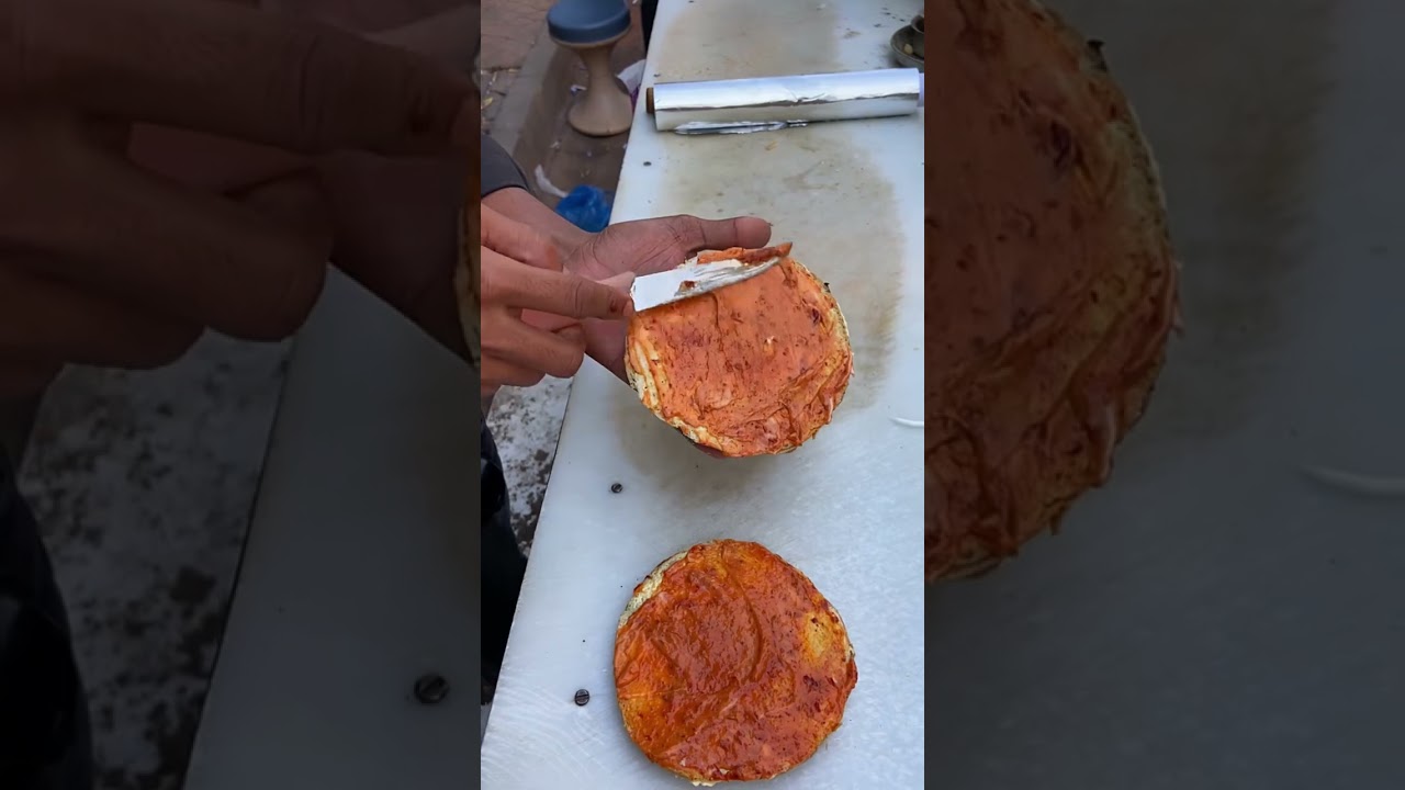 Street Style Kulcha Grilled Sandwich of Mumbai