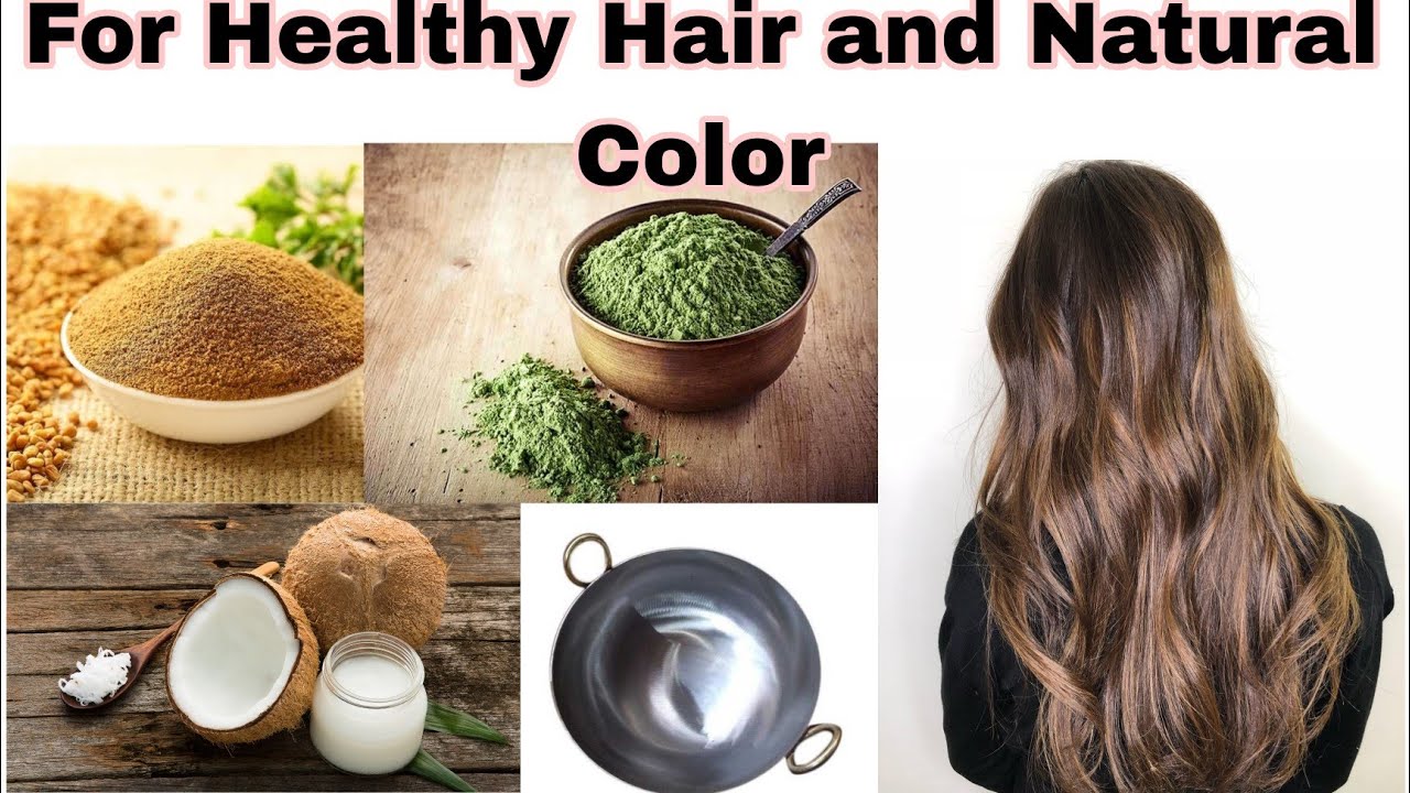 only 3 ingredients for natural looking coloured healthy hair .#haircare#healthyhair@MYWORLD2019