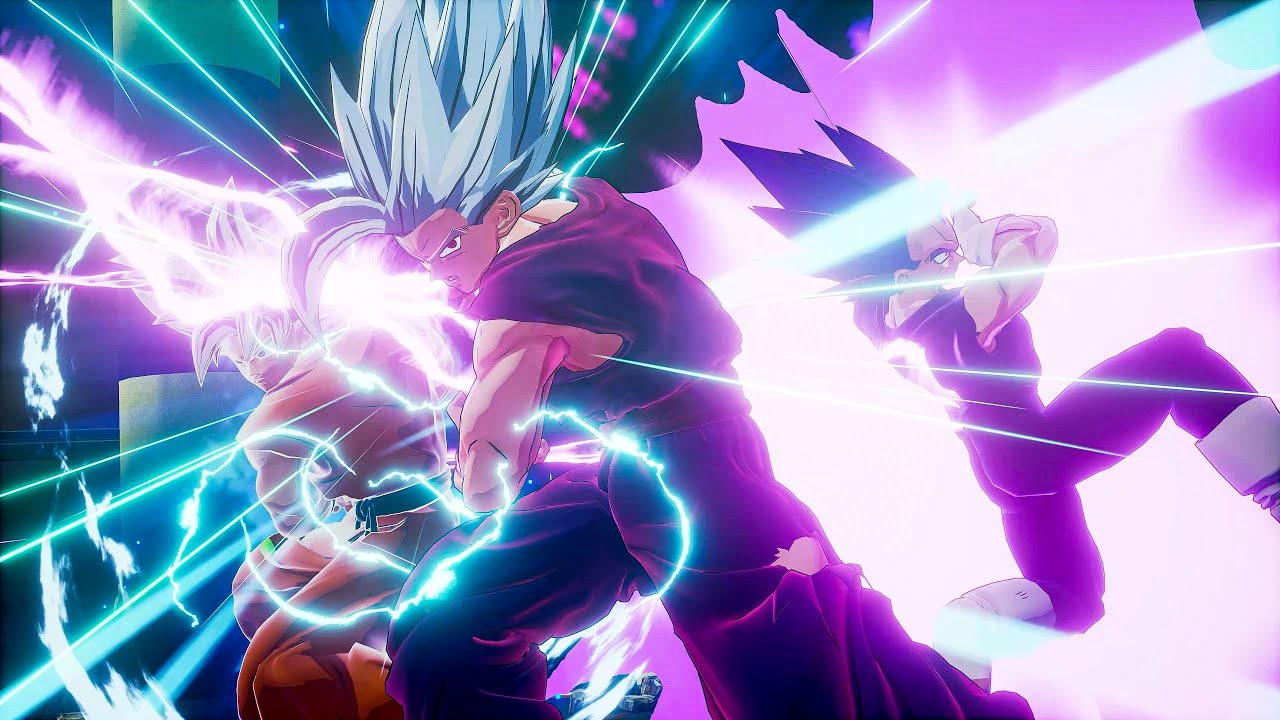 Ultra Instinct, Ultra Ego & Beast Gohan in Dragon Ball Z Kakarot (DBS Broly Pack Update)