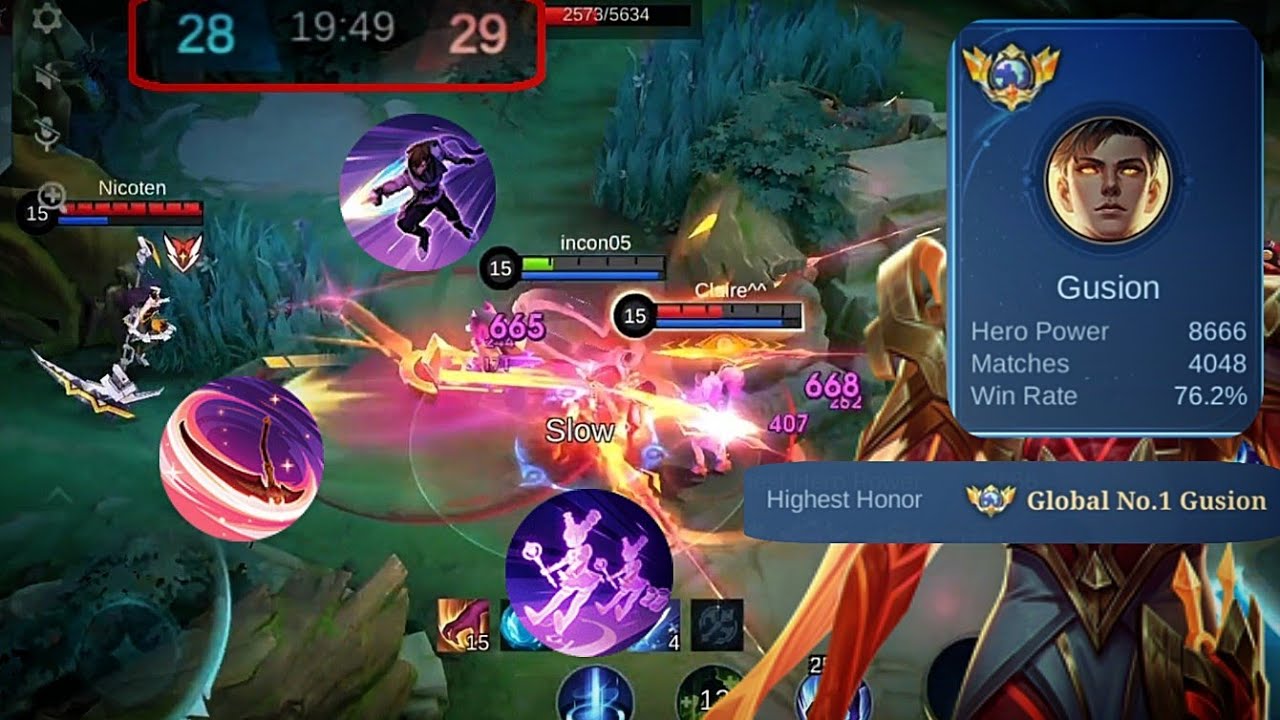 How to beat pro counters with Gusion (88% must be lost)