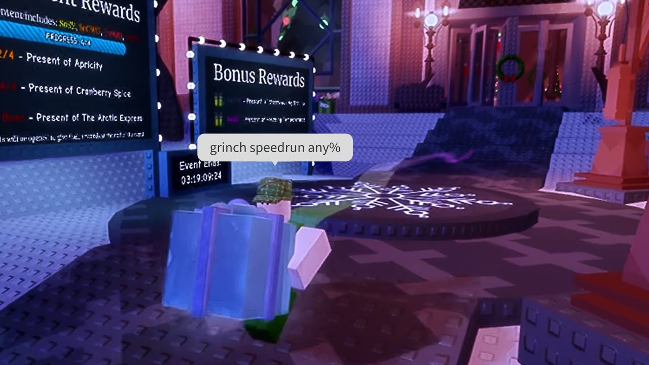 the EToH christmas event vs me procrastinating