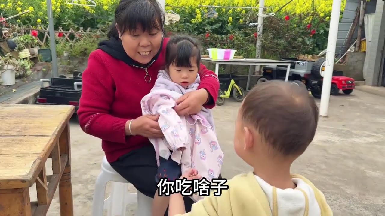 吵架归吵架，爱你才是真的，龙凤胎日常#我的乡村生活   #抖音