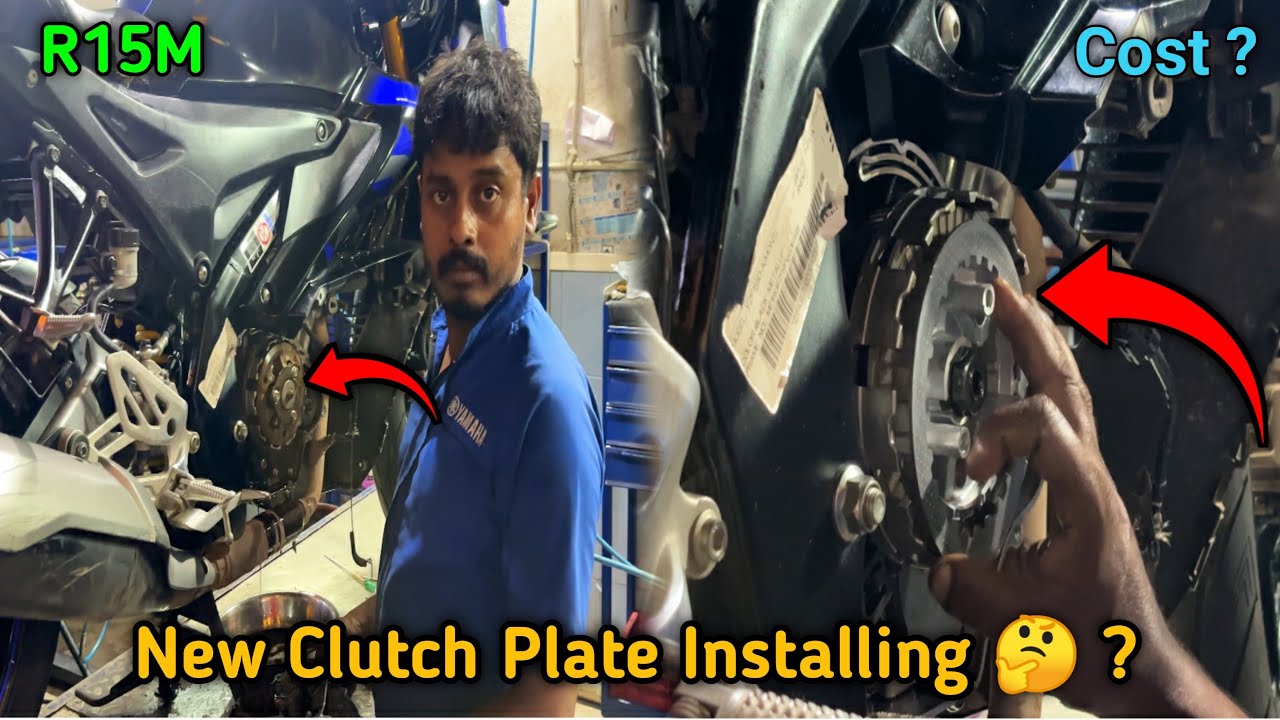 R15v4 Clutch Plate Changing 😓 | R15v4 Pickup Problem ? | R15M New Clutch plate Installing
