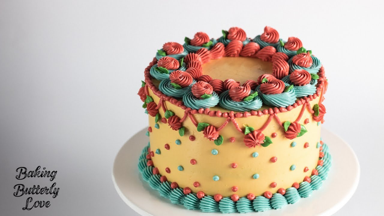 Vintage Cake Decorating | Buttercream Piping Techniques
