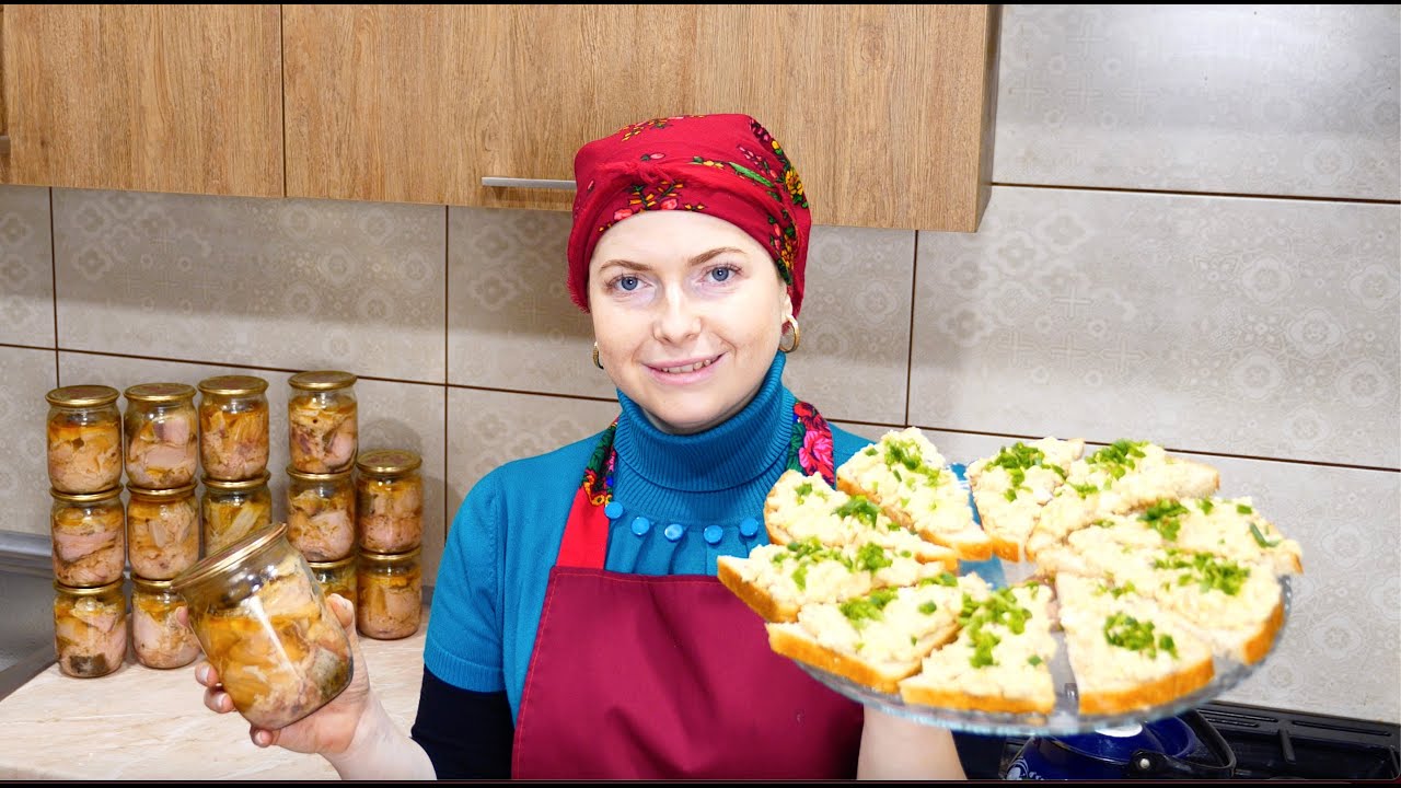 Готую багато заготовок! Найкращий рецепт  консерв з товстолоба в домашніх умовах. Українська кухня