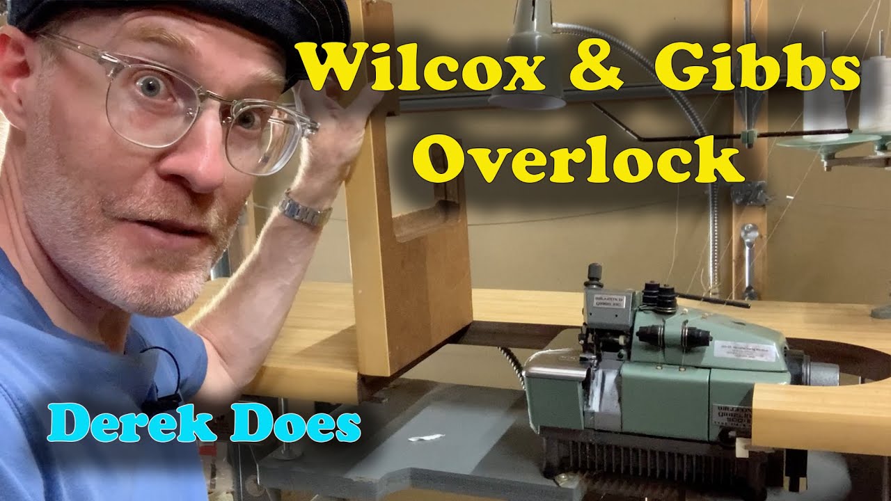Wilcox and Gibbs Overlock / Serger Industrial Sewing Machine.