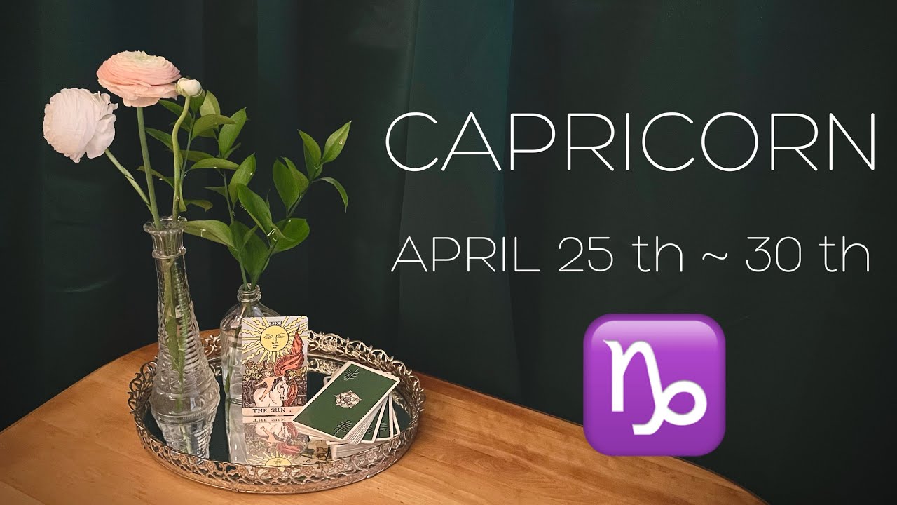 CAPRICORN ~ Important message ✨ Big changes for your own good ~ Tarot reading May 2021