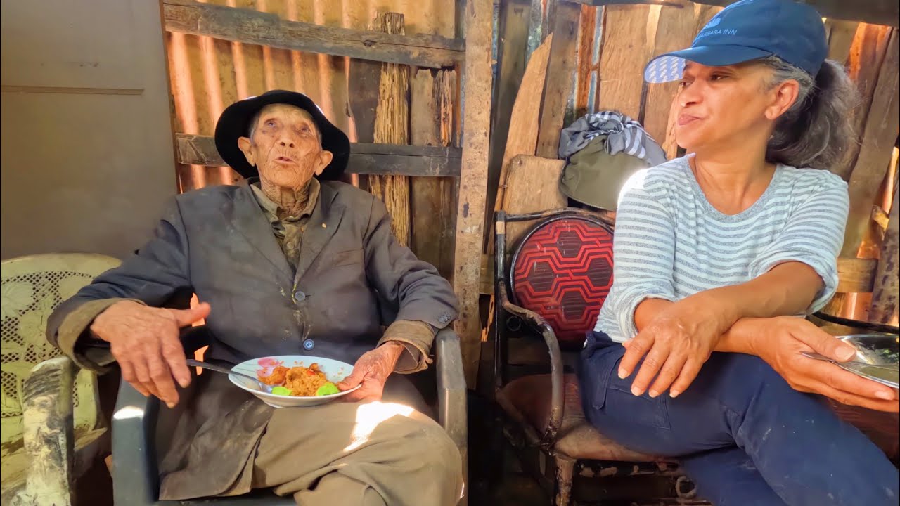 Por Fin Dijo Que Se iba a Bañar | Un dia de campo cocinando con el viejo Lolo