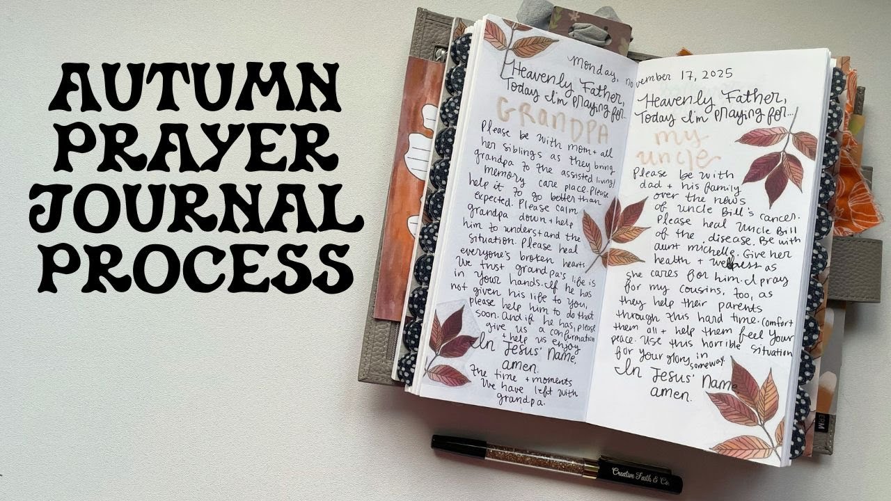 Autumn Prayer Journal Process | Creative Faith & Co.