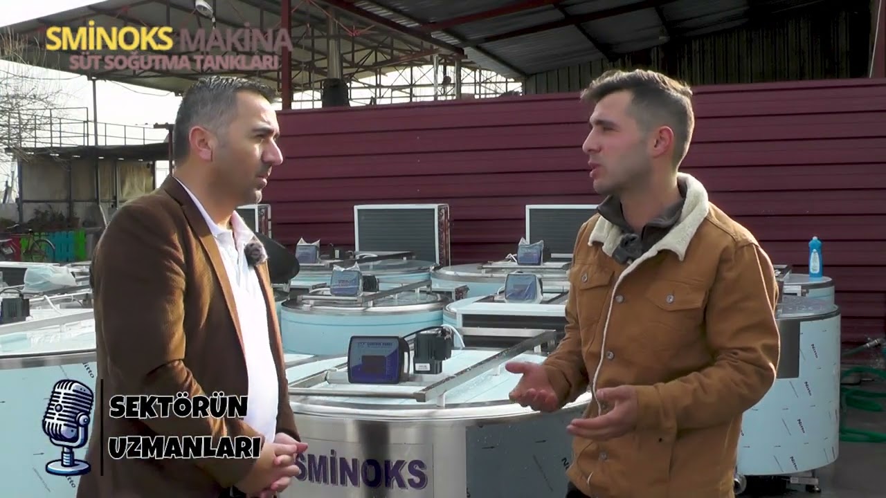SMİNOKS MAKİNA SÜT SOĞUTMA TANKLARI - SEKTÖRÜN UZMANLARI