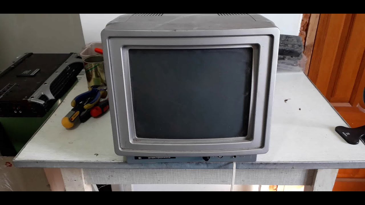 Видеомонитор Электроника МС-6105.08(разбор)