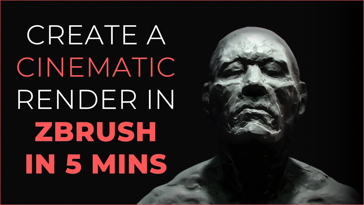 How to create a stunning CINEMATIC render in Zbrush in 5 minutes! The Digital Clay's setup