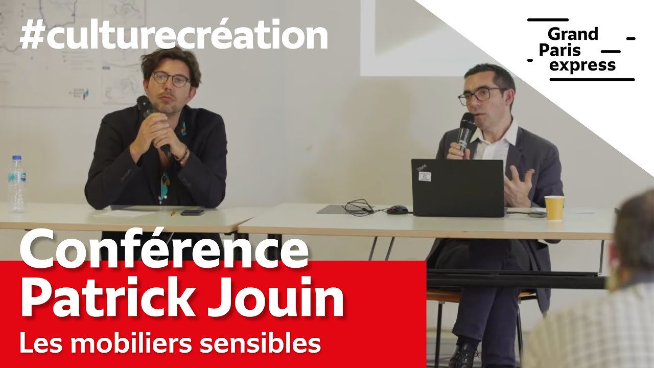 Conférence du designer Patrick Jouin : La réalisation des mobiliers sensibles du Grand Paris Express