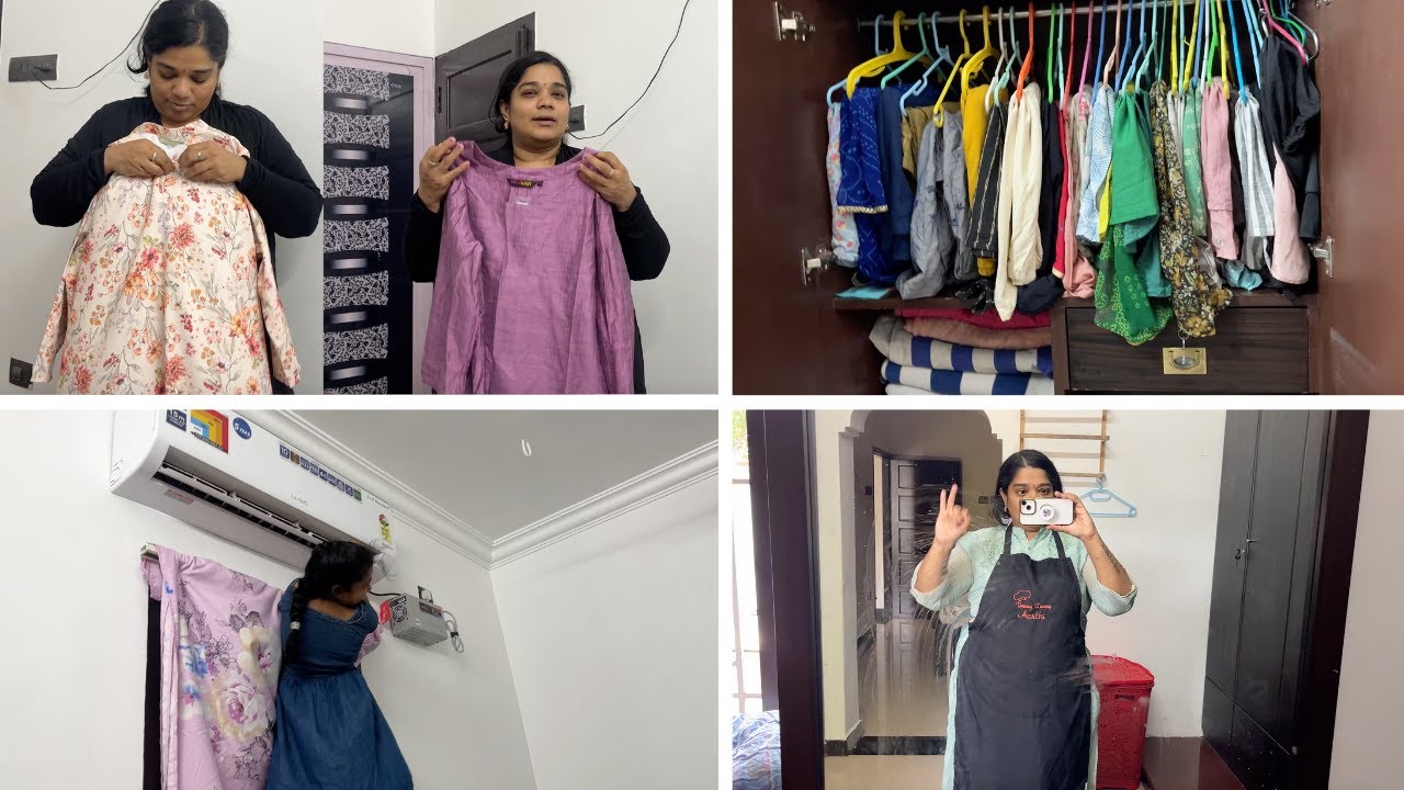 😩Oru Valiya Wardrobe Organize Paniten & Kurta Shoppingum Paniten🤭 - Rasam with Fish Fry