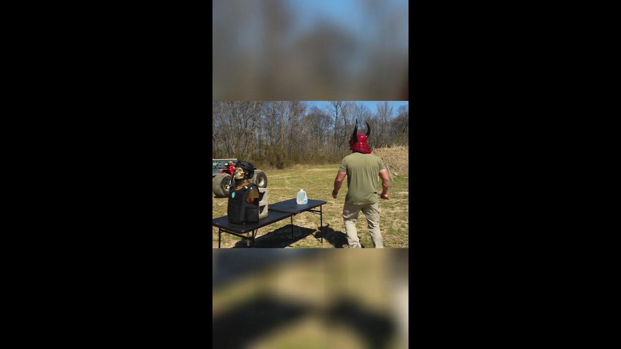 Full-Size Katana vs Level IIIA Body Armor