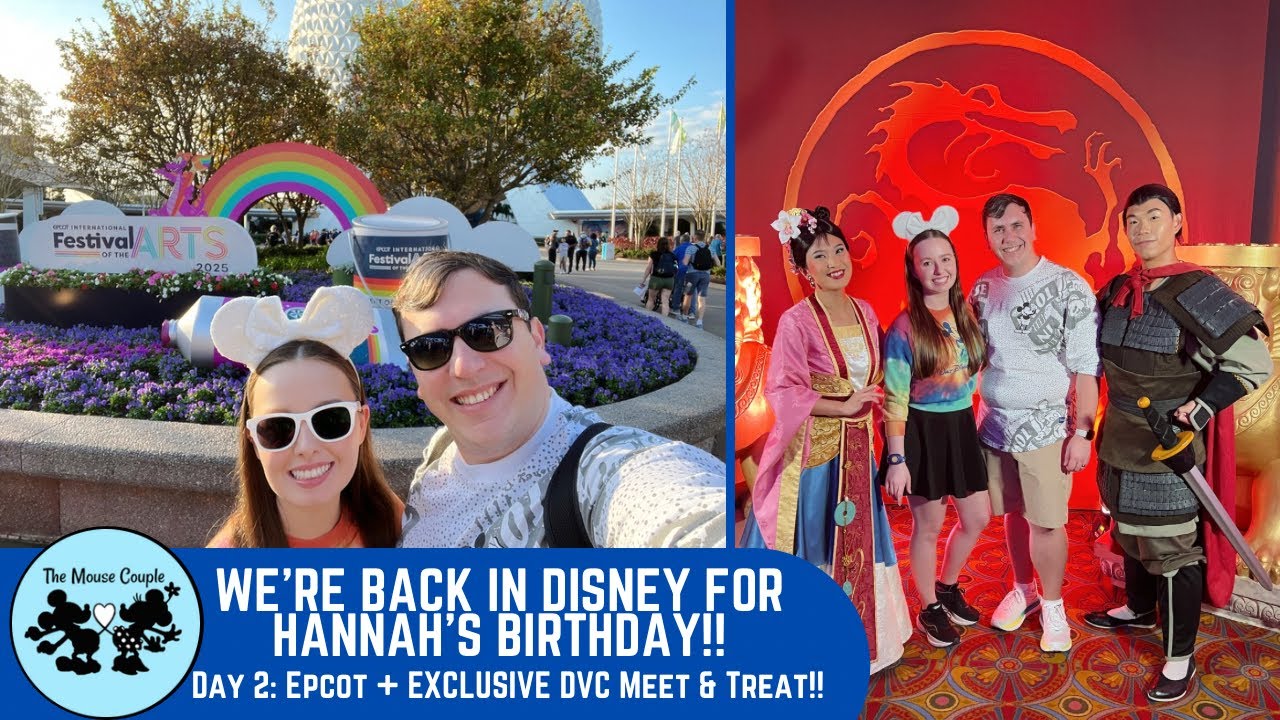Day 2: EXCLUSIVE Valentines DVC Meet & Treat + Epcot Festival of the Arts!! | 2025