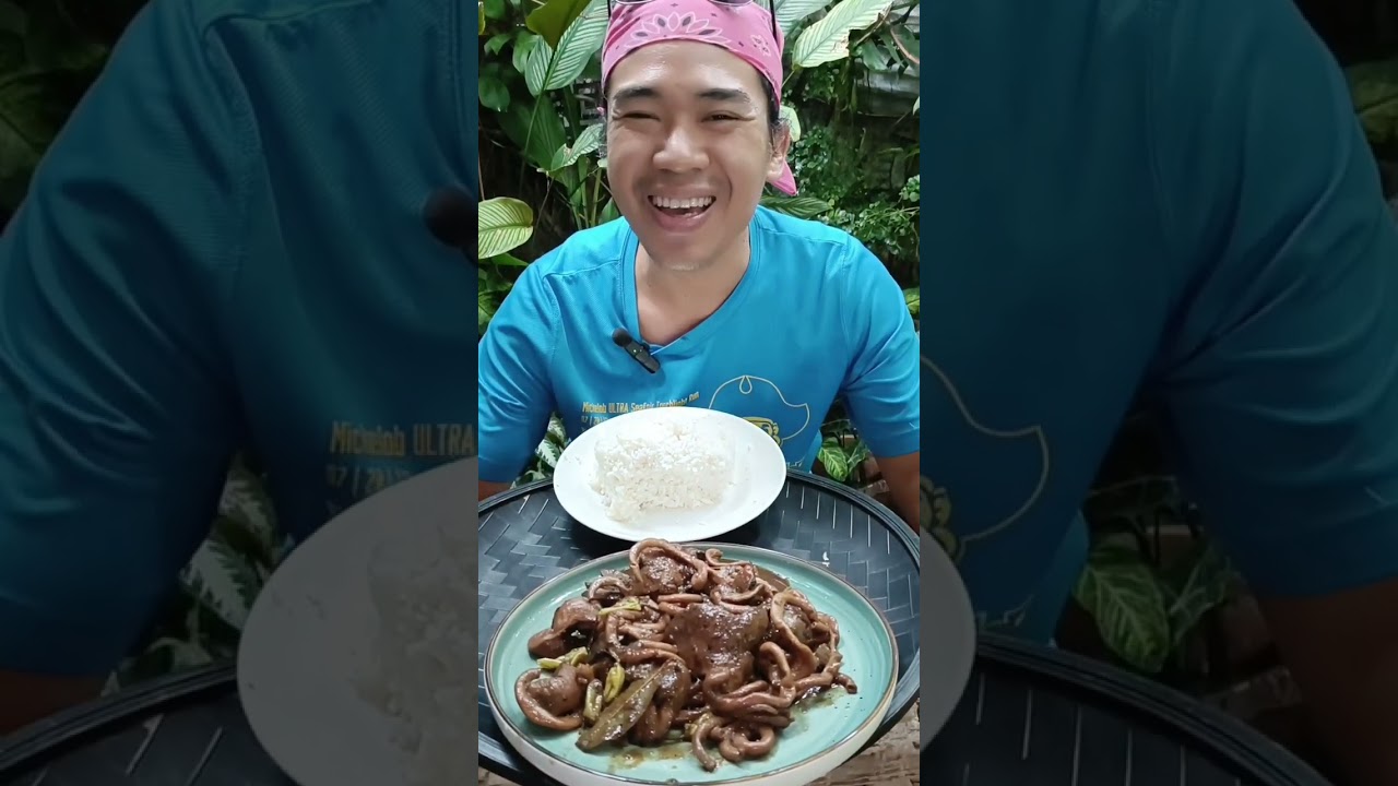 Adobong isaw atay balunbalunan.
