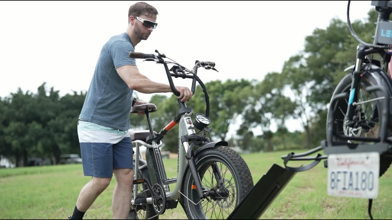 ＜E-Bike Ramp with License Plate Holder＞Features