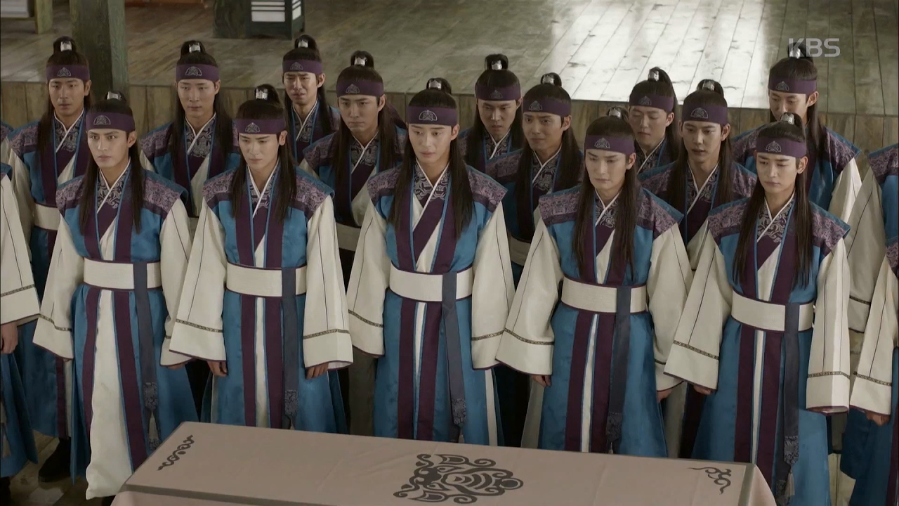 화랑 - 김태형의 죽음 앞에 많은 사람들의 눈물..20170214