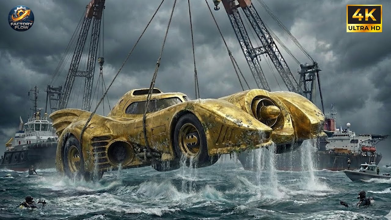 Finding and Restoring a Solid Gold Batmobile from Bottom of The Ocean