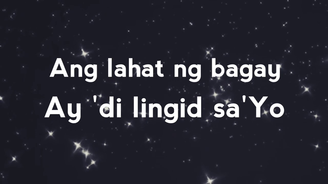 SALAMAT PANGINOON (Instrumental with Lyrics)