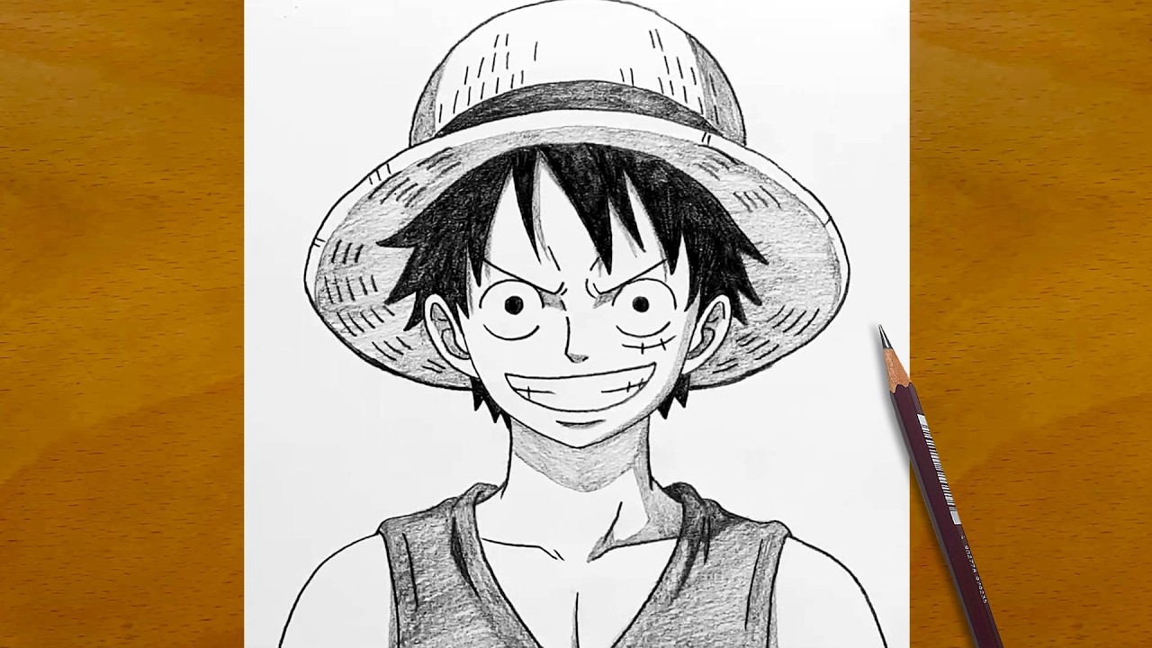 How to Draw Luffy Easy for Beginners | One Piece Art