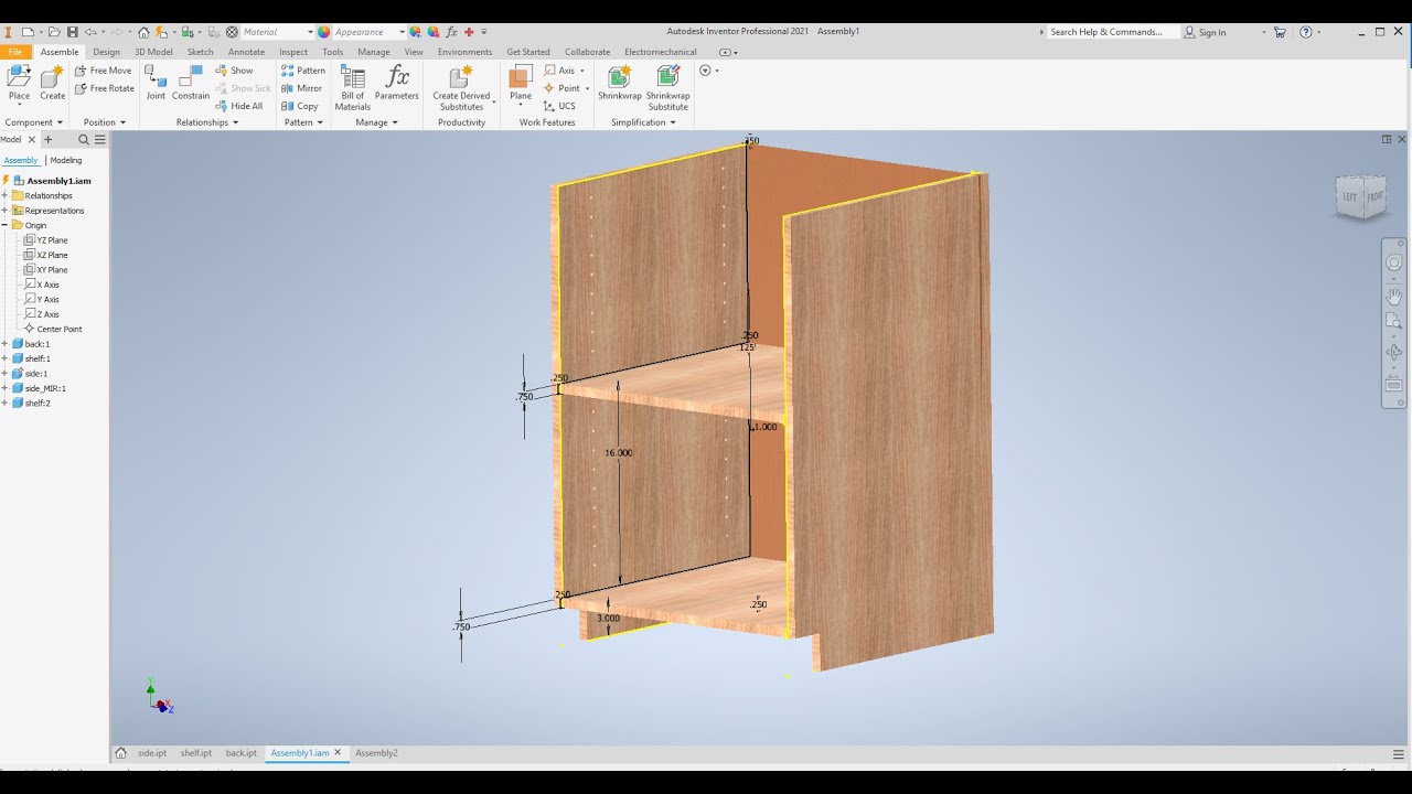 Создание файлов AutoDesk Inventor DXF в Vectric Vcarve для создания нескольких траекторий инструм...