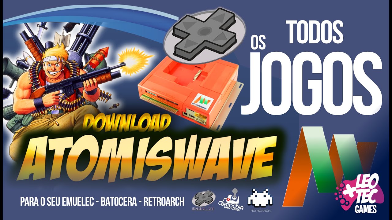 🕹️ATOMISWAVE obtenha o MELHOR 🎁PACOTE de JOGOS para o seu EMUELEC | BATOCERA