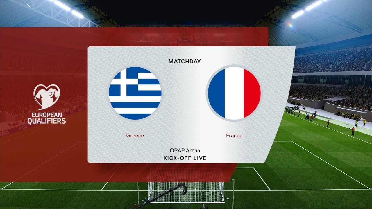 Greece vs France | OPAP Arena | European Qualifiers | PES 2021