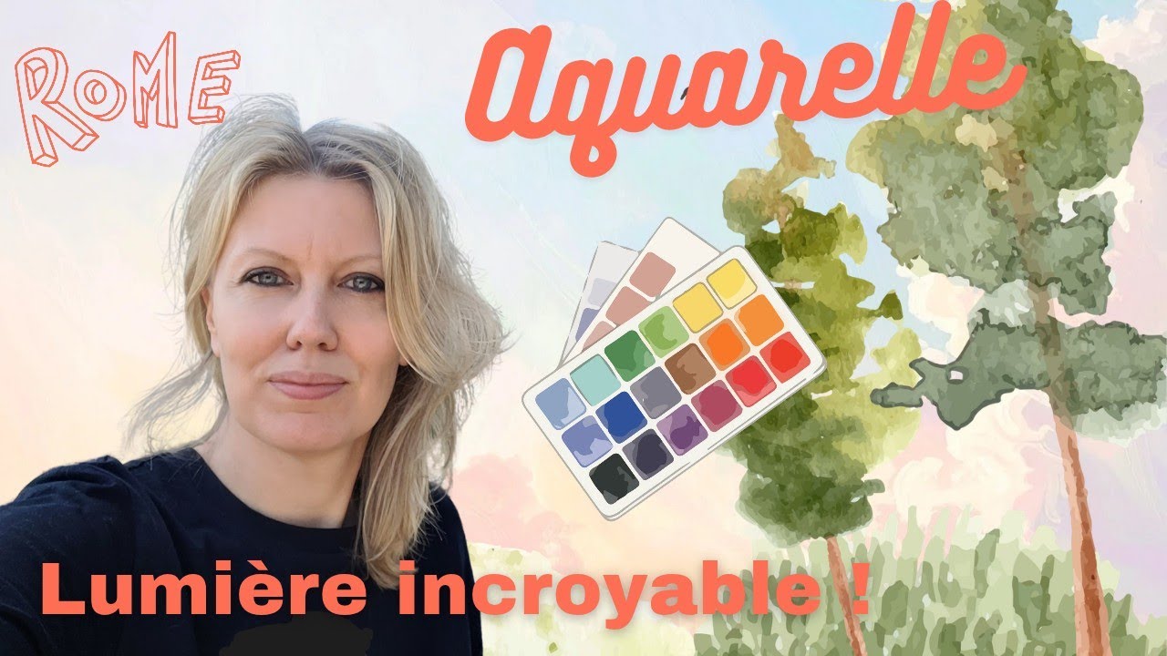 Peindre à l’aquarelle sur la Via Appia – Carnet de voyage au sud de Rome 🇮🇹