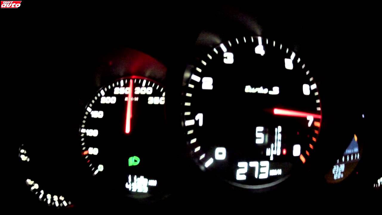 0-333 km/h Porsche 991 Turbo S Acceleration Top Speed New 911 Turbo 2013 Test sport auto