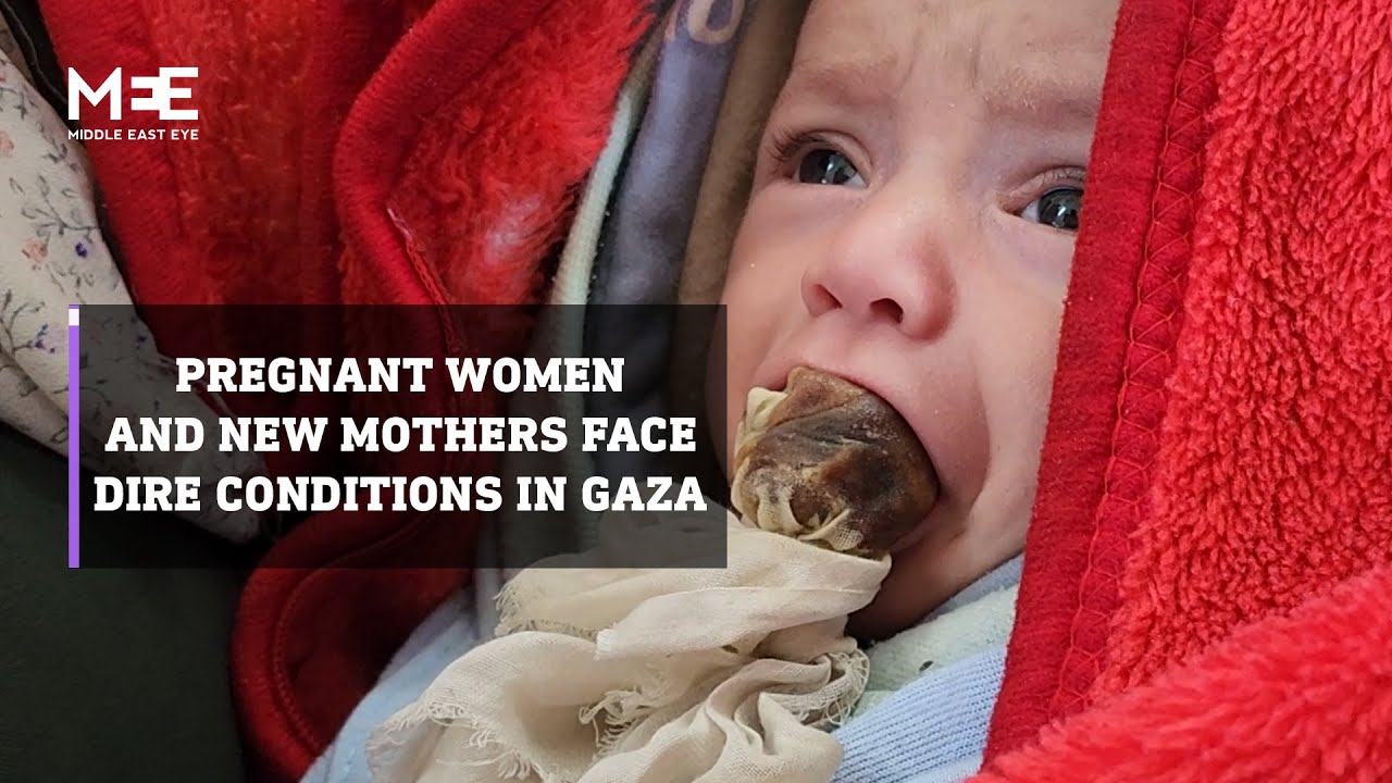 Pregnant women and new mothers face dire conditions in Gaza