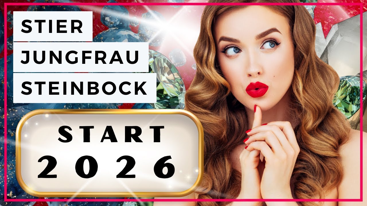 STIER, JUNGFRAU, STEINBOCK 💓 Jetzt wird's ernst! 😍💍💐 Tarot Start ins 2026 ✨