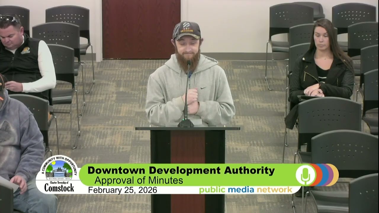 Comstock Township - February 25, 2026 Downtown Development Authority Meeting