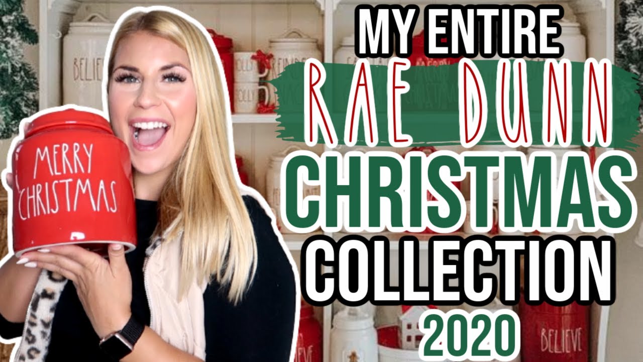 HUGE RAE DUNN CHRISTMAS Collection || Collective HomeGoods Haul, TJ Maxx Haul & Marshalls Haul! 2020