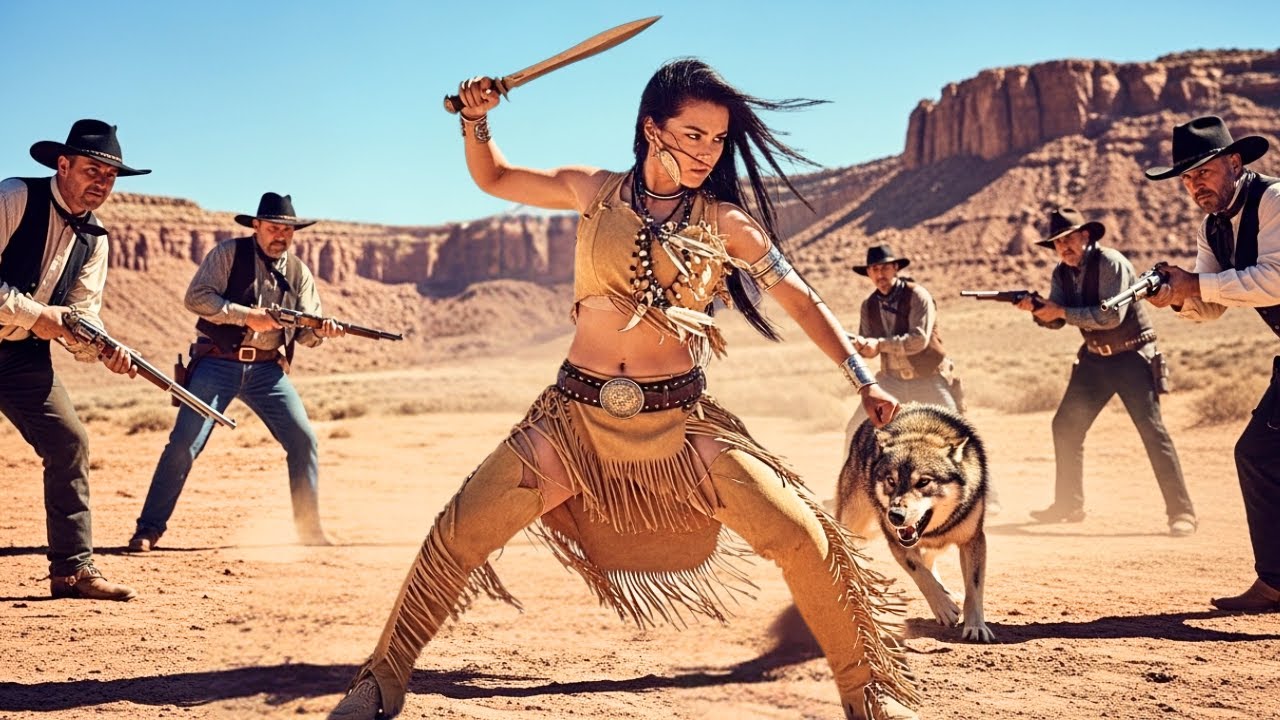 Ruffians Trap A Silent Widow Apache, Unaware She Was Trained By Apache Knife Fighters