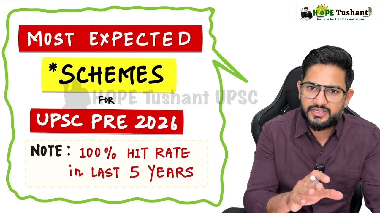 Most Important *SCHEMES for UPSC-PRE 2026 ✅🔥#ias #upscexam #pre2026  #prelims2026 #upsc #schemes